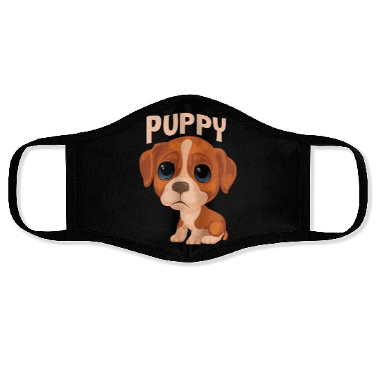 Beagle Cute Puppy Dog Owners Pet Lover Gift Ideas Face Masks