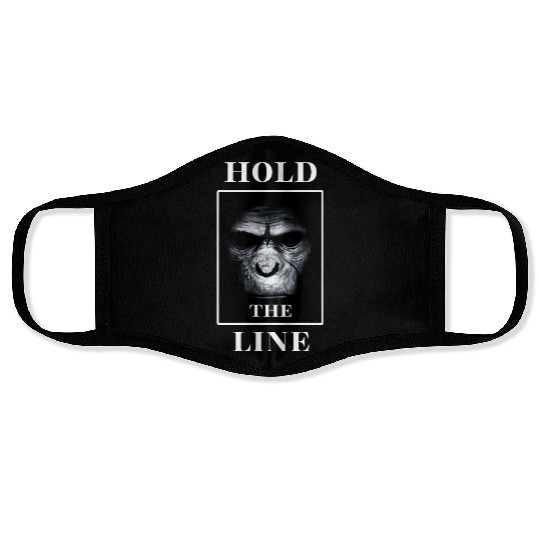 APE Monkey Face "Hold the Line" Face Masks