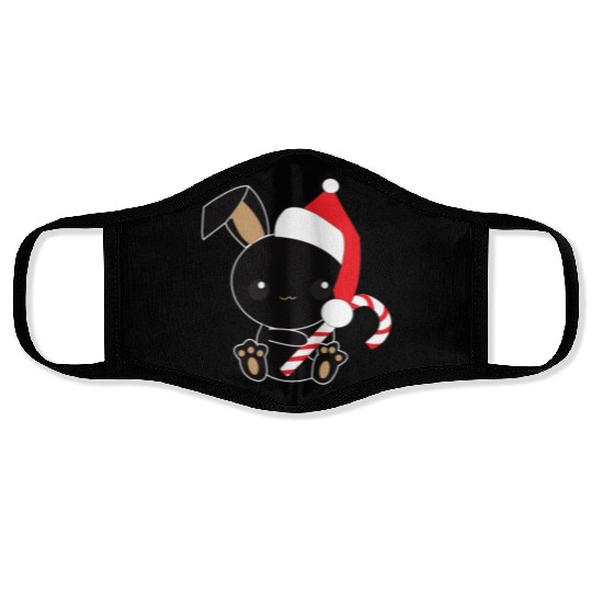 cute pretty bunny Face Masks