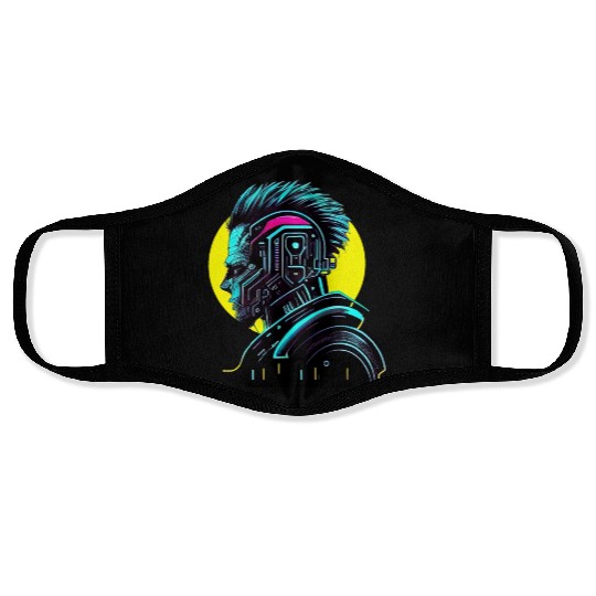 Sci-fi character Face Masks