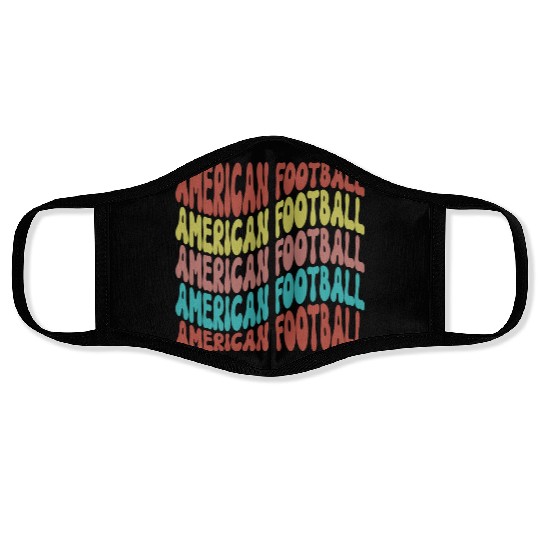 american Football Fan Face Masks, Cute Game Day Face Masks