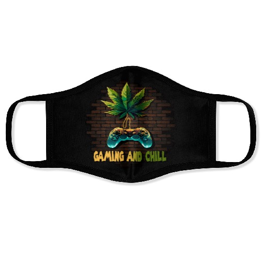 Gaming and Chill Face Masks