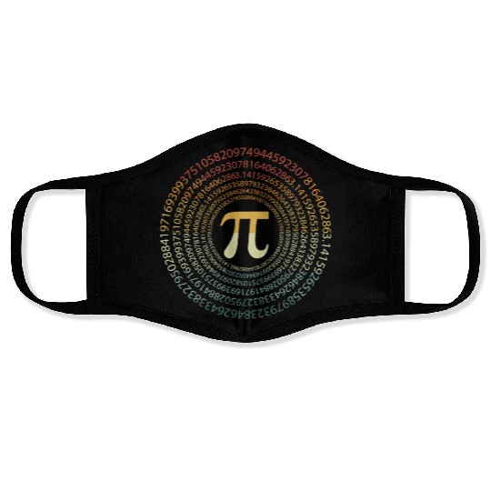 Math Instructor Math Teacher Mathematician Pi Day Face Masks