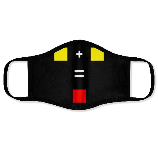 Soccer Yellow Red Card Referee Face Masks