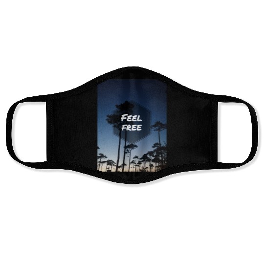 freedom in nature Face Masks