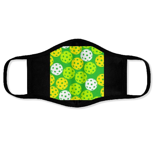 pickleball dad pickleball ladies Face Masks