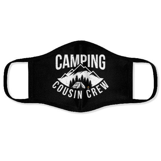 Camping Cousin Crew Face Masks