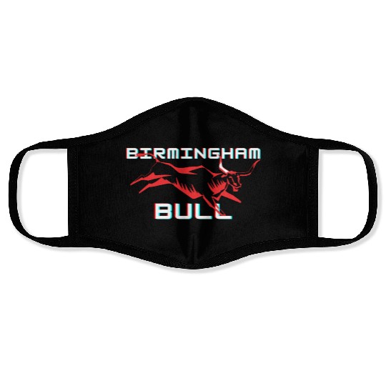 Birmingham bull Face Masks