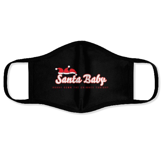 Santa baby Face Masks