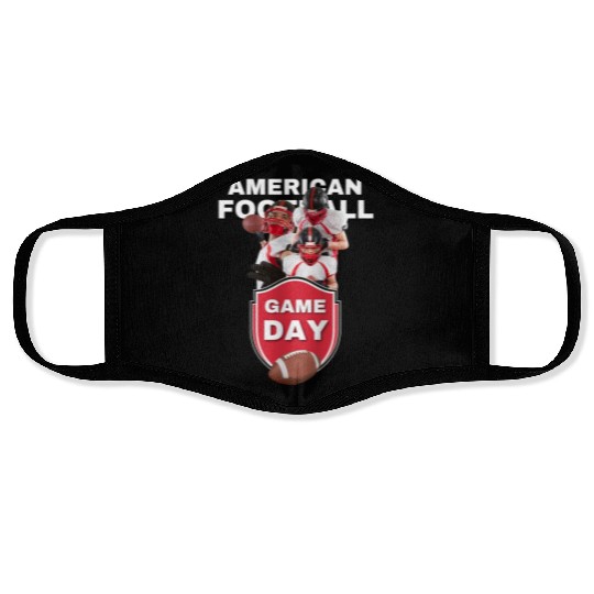 American Football Game Day Football Season Face Masks
