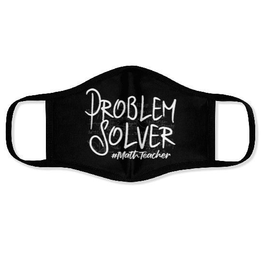 Math Teacher Face Masks