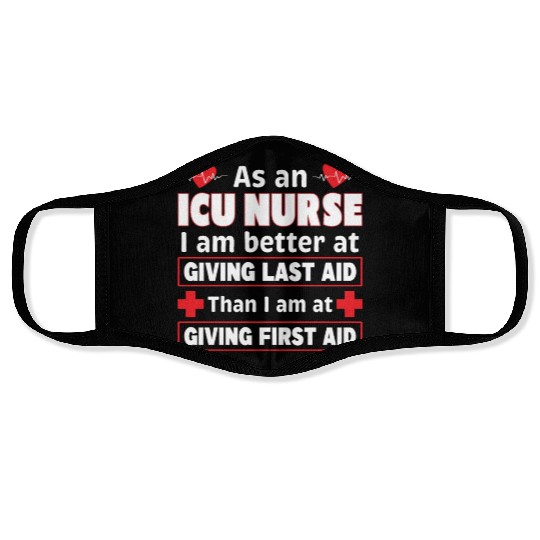 Funny ICU Nurse Face Masks