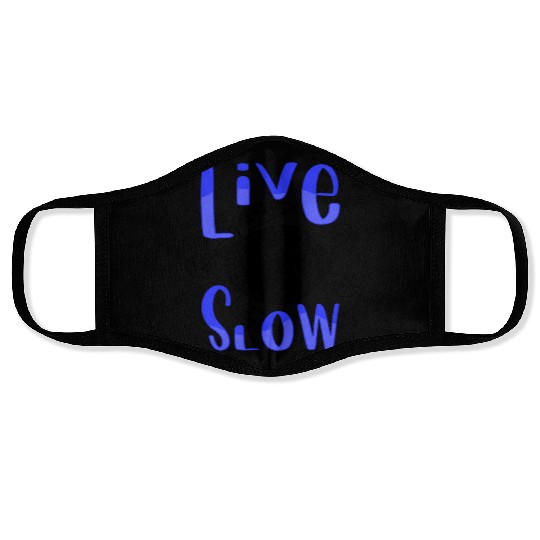 Relax and Live Slow Sea Turtle Beachy Vacation Face Masks