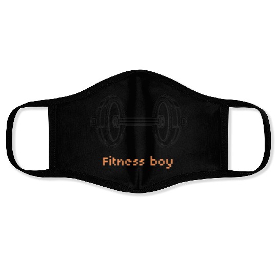 Fitness boy Face Masks