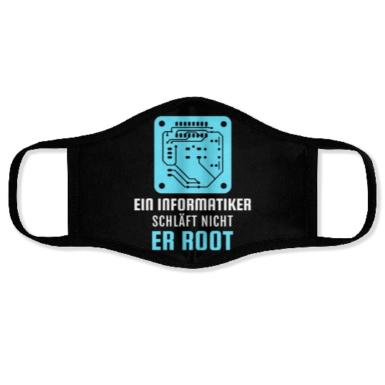 A Computer Scientist Doesn't Sleep He Root Informa Face Masks