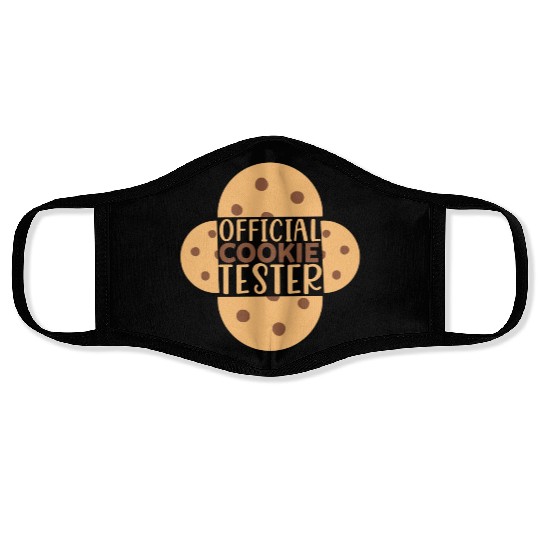 Official Cookie Tester Face Masks