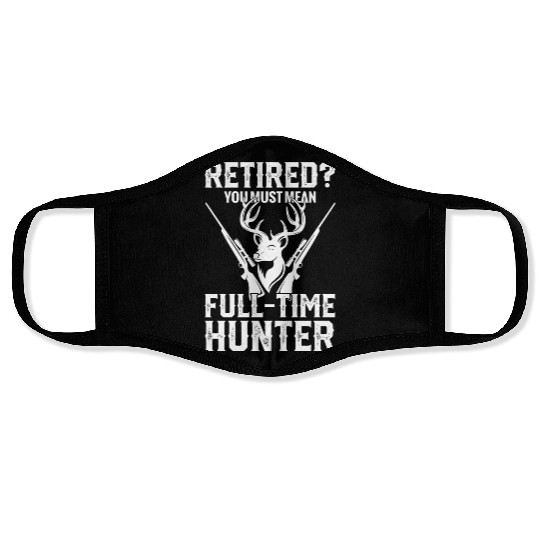 Outdoor Hunt Season Hunter Deer Hunting Lifestyle Face Masks