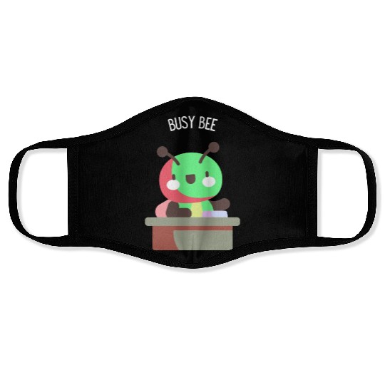 Funny Busy Bee Face Masks