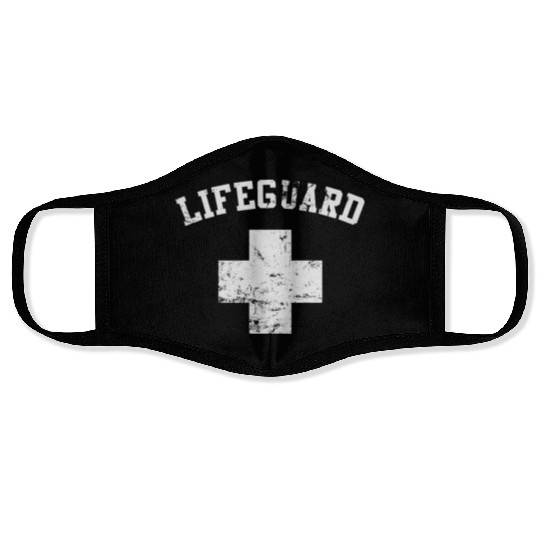 Lifeguard Vintage Face Masks