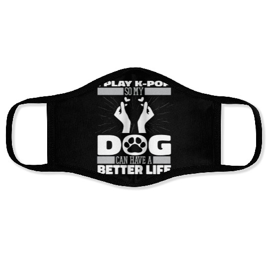 K Pop Dog Face Masks