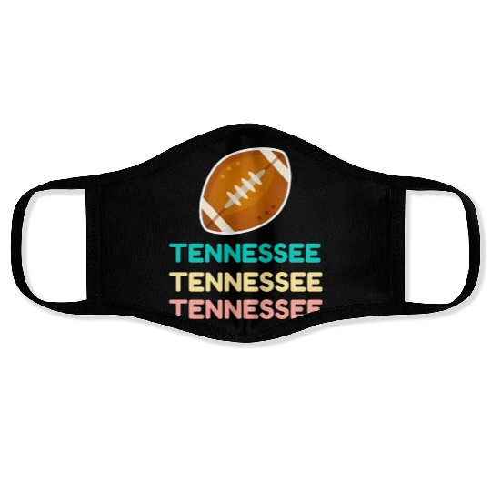 Tennessee Game Day , Retro Tennessee Face Masks.