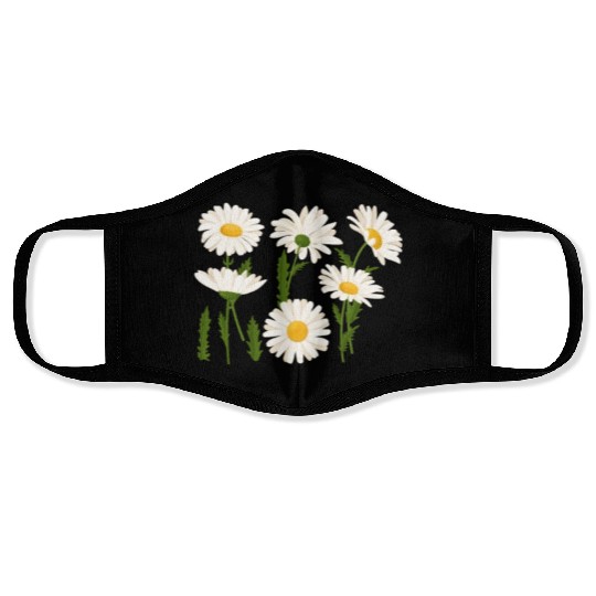 Marguerites Daisy Summer Daisies Flower Garden Face Masks