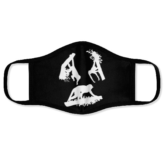 Chimpanzee Orangutan Monkey Flowers Monkeys Face Masks