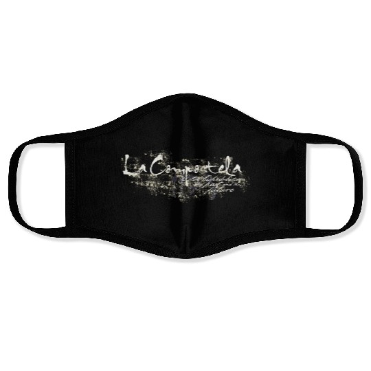 compostela logo way of St. James Face Masks