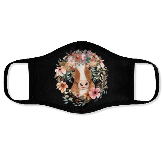 Sally Moo Face Masks