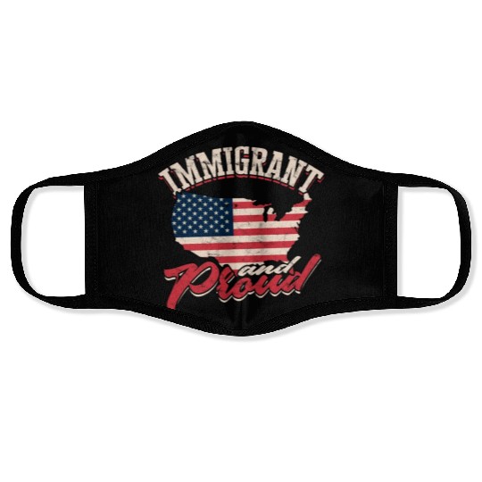 US Immigrant Indigenous USA Immigrants america Face Masks