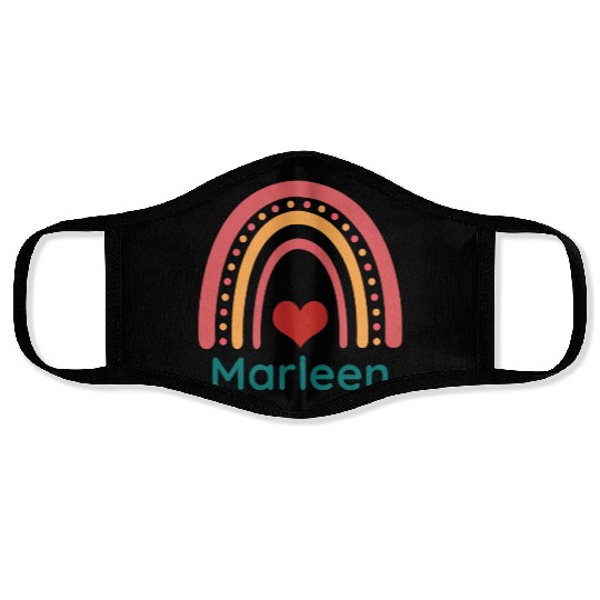 Marleen Vintage Boho Rainbow Face Masks