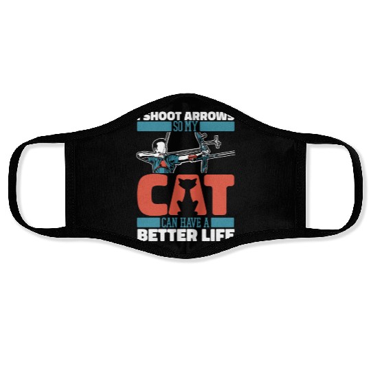 Archery Cat Face Masks