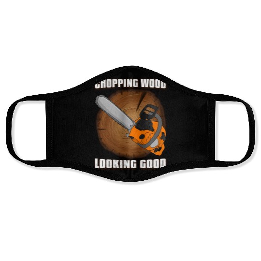 chainsaw Lumberjack Face Masks
