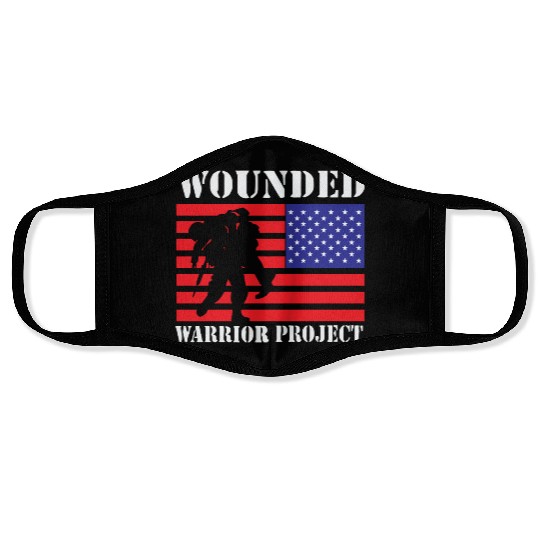 Wounded Warrior Project Us Flag Face Masks