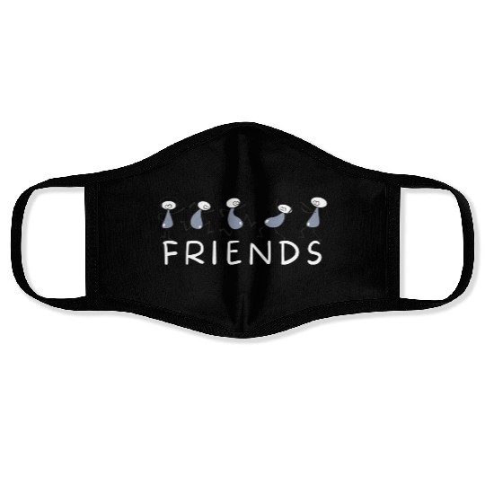 Friends Face Masks With Characters