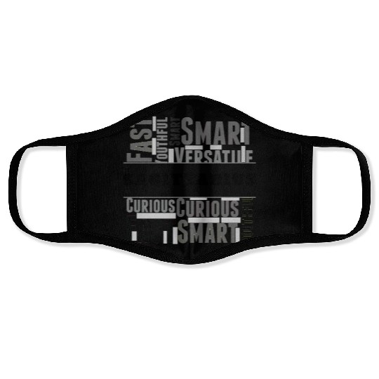 Sagittarius Zodiac Star Sign Word Cloud Square Mon Face Masks