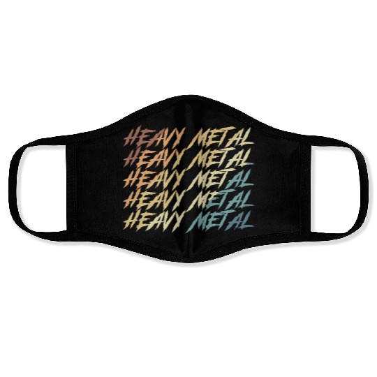 Heavy Metal Headbanging Band Genre Face Masks