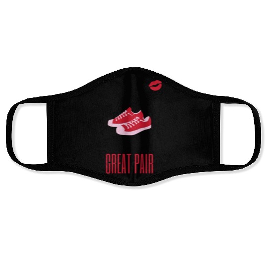 Couple Valentine 2023, Happy Valentine 2023, Love Face Masks