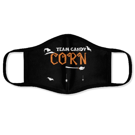 Team Candy Corn - Halloween Face Masks