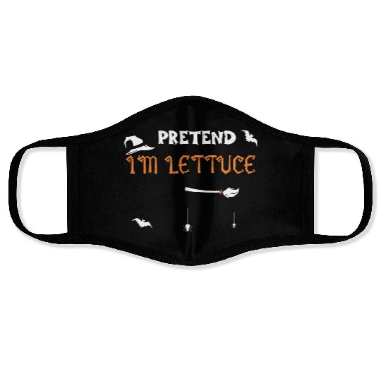 Pretend I'm Lettuce - Halloween Face Masks