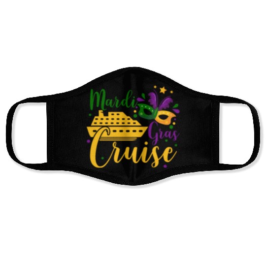 Mardi Gras Cruise Face Masks