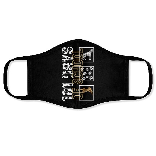 School Face Masks, 101 Days Of School Dalmatian Dog