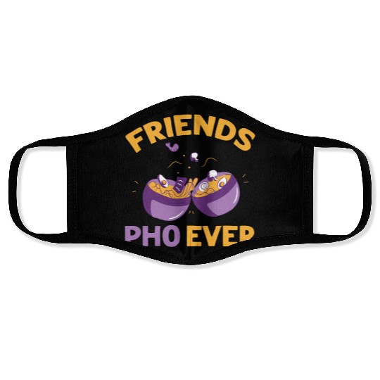 Friends Pho-Ever Friendship Pho Soup Face Masks