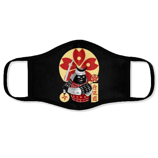 Samurai Cat Face Masks