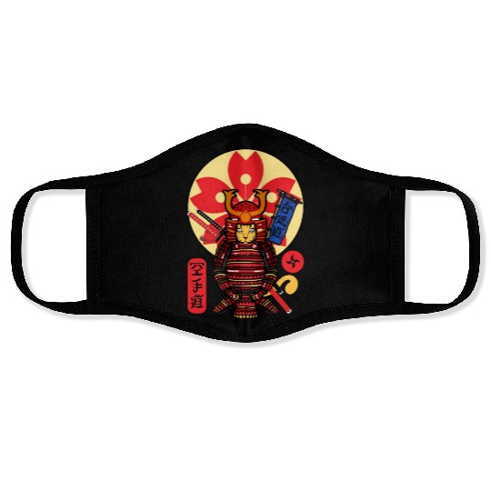 Samurai Cat Face Masks