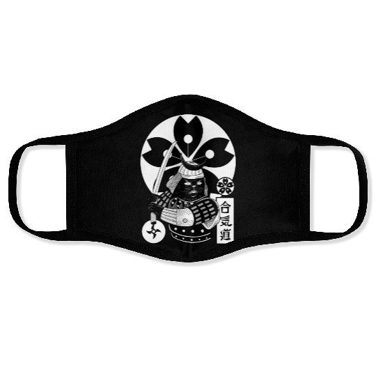 Samurai Cat Face Masks