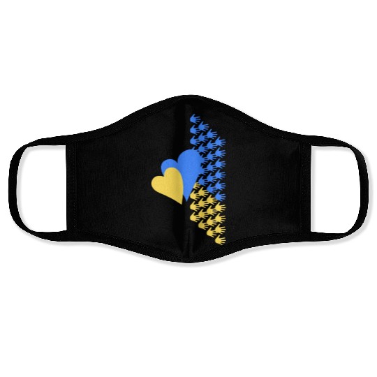 From Ukraine with love Face Masks