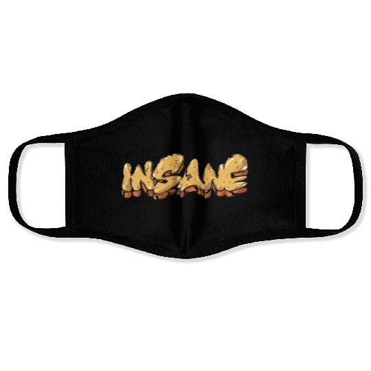 insane graffiti Face Masks
