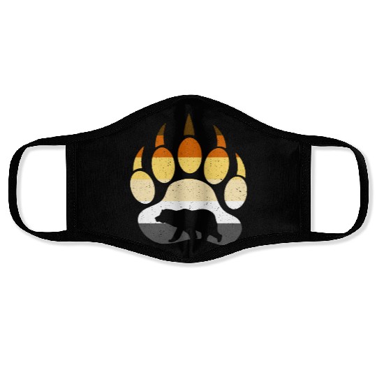 Bear Paw LGBT Bear Face Masks, LGBT bear Community,