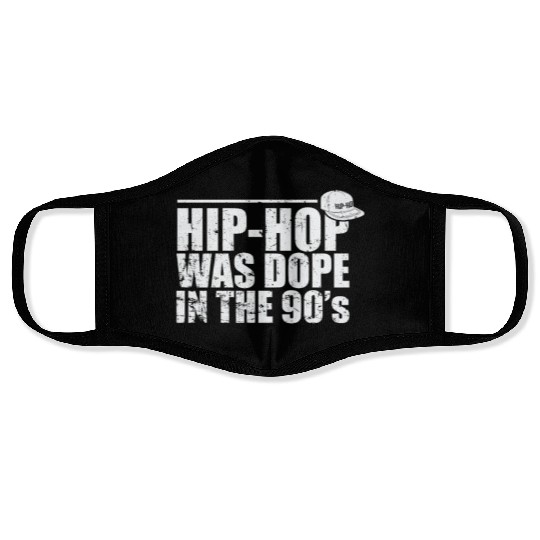 Hip Hop was Dope in the 90's Music Direction Face Masks